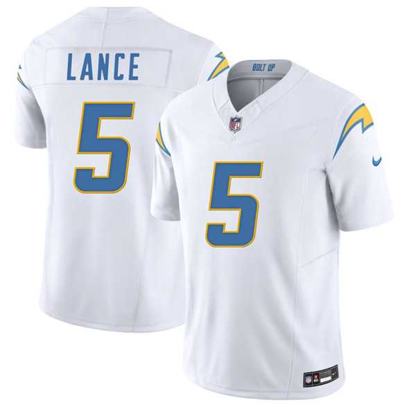 Men & Women & Youth Los Angeles Chargers #5 Trey Lance White 2025 F.U.S.E. Vapor Limited Stitched Jersey,We sell and wholesale Men & Women & Youth Los Angeles Chargers #5 Trey Lance White 2025 F.U.S.E. Vapor Limited Stitched Jersey on line form chian!
